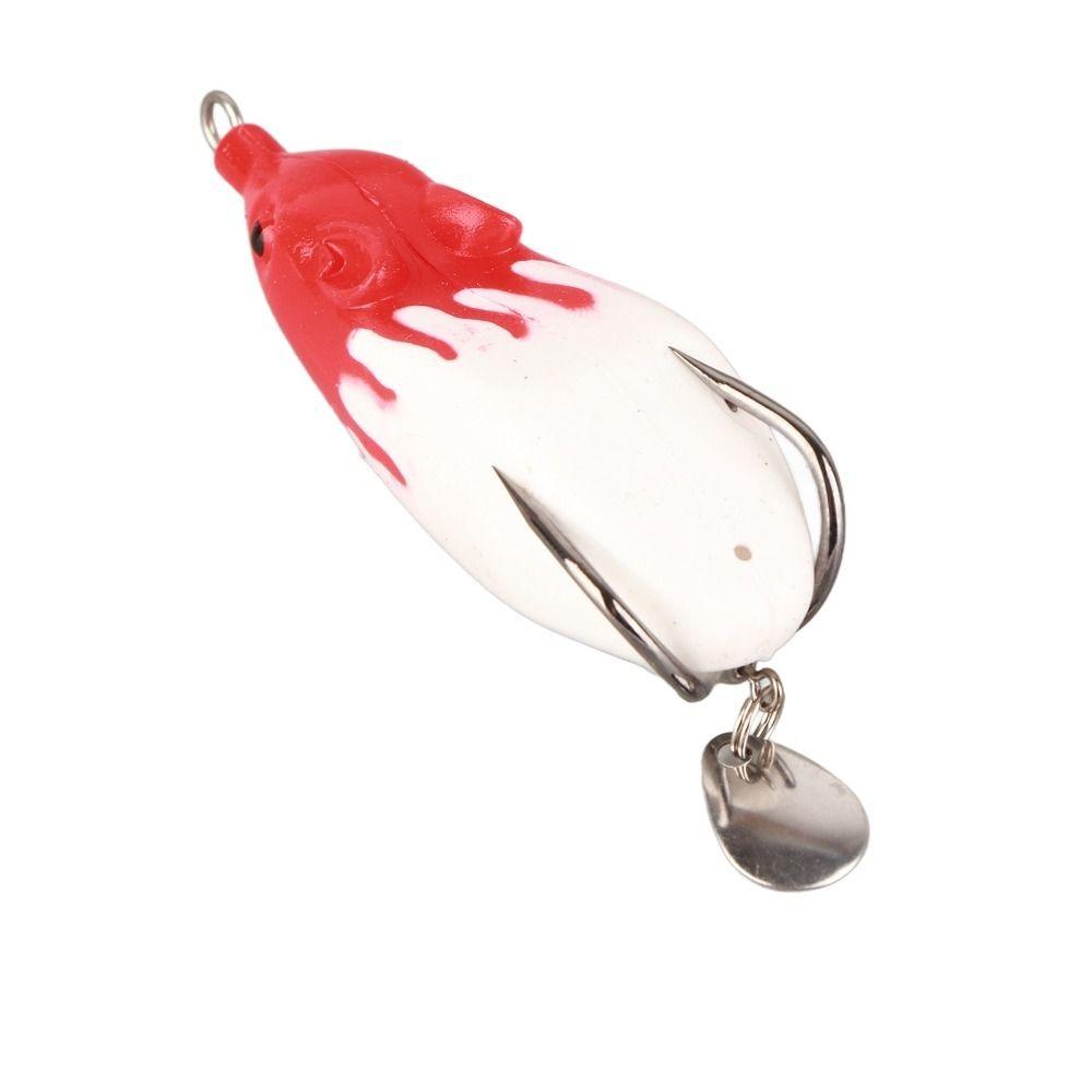 3PCS Portable PVC Snakehead Lure Bait 7cm 5 Types Artificial Lure Bait Soft Simulation Lure Bait Freshwater Fishing