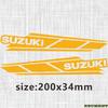 AAGJ1 Decalcomania in Vinile Adesivo Logo Suzuki Adesivi Moto Kit Riflettente per Casco