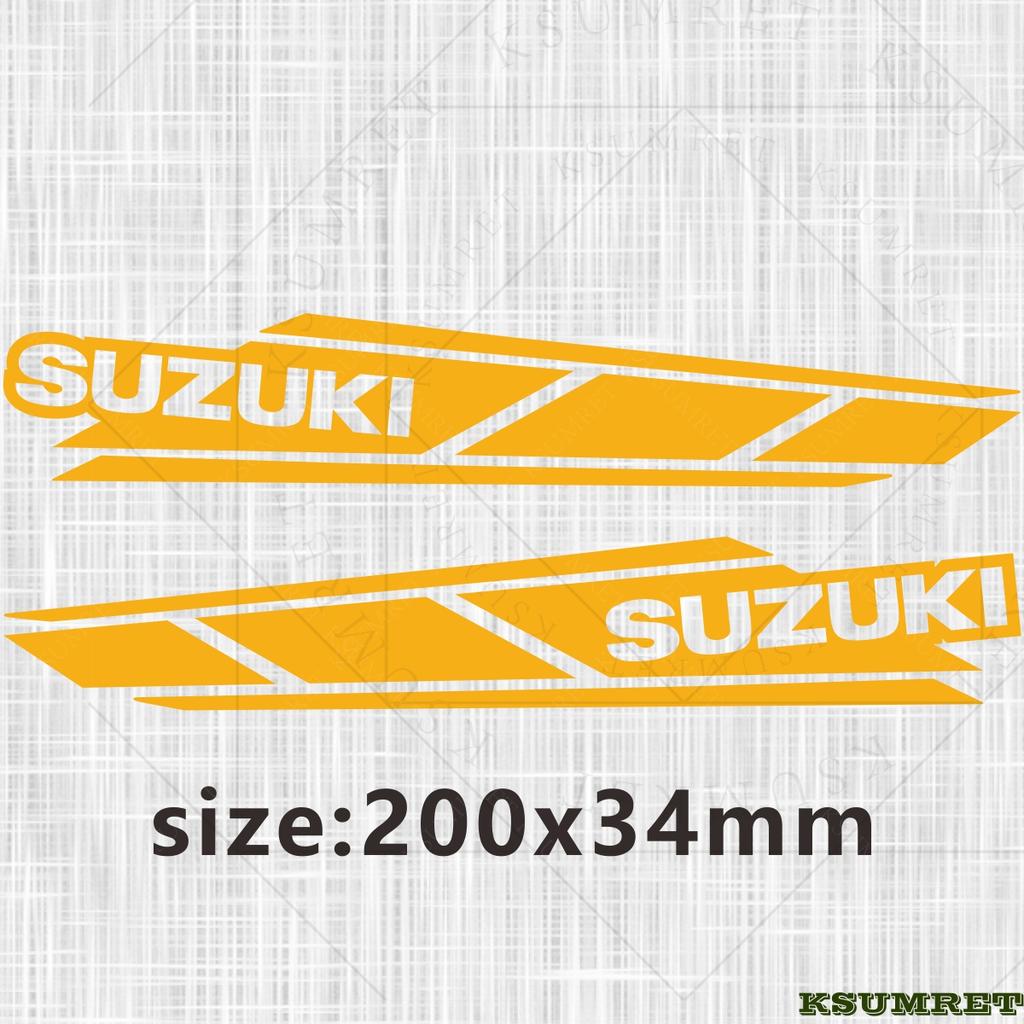 AAGJ1 Decalcomania in Vinile Adesivo Logo Suzuki Adesivi Moto Kit Riflettente per Casco