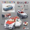 Maßstab 1/20 HT-77 SUV Legierungsmodell mit Geräusch und Leichtgewicht Kinder-Trägheitsauto Spielzeug Beleuchtung Musik Limousine Manuell zu öffnende Türen Modell Geschenk