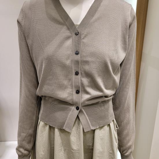Women’s Cardigan Set with Sleeveless Dress VB8OP66