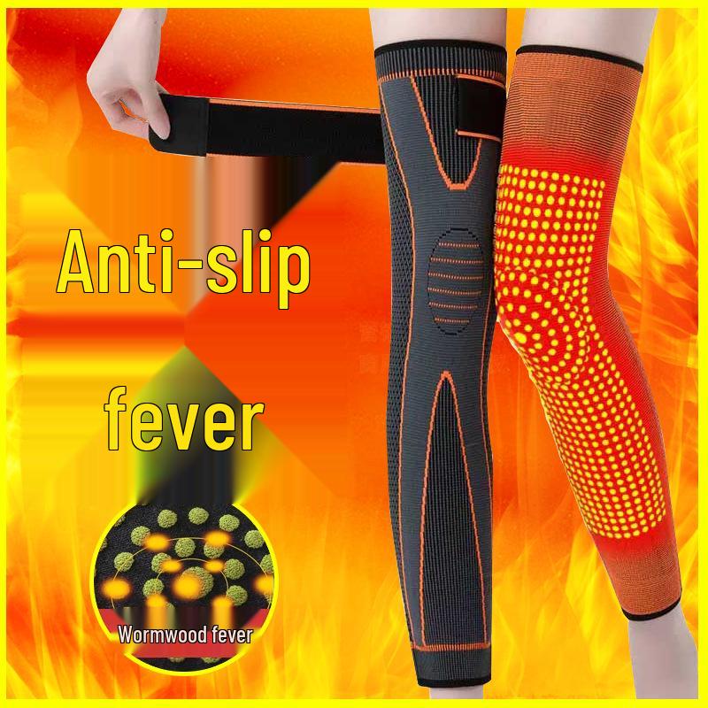 Anti-slip Mugwort Knee Pads: Warm, Protective Leg Warmers for Men, Women, and Elderly