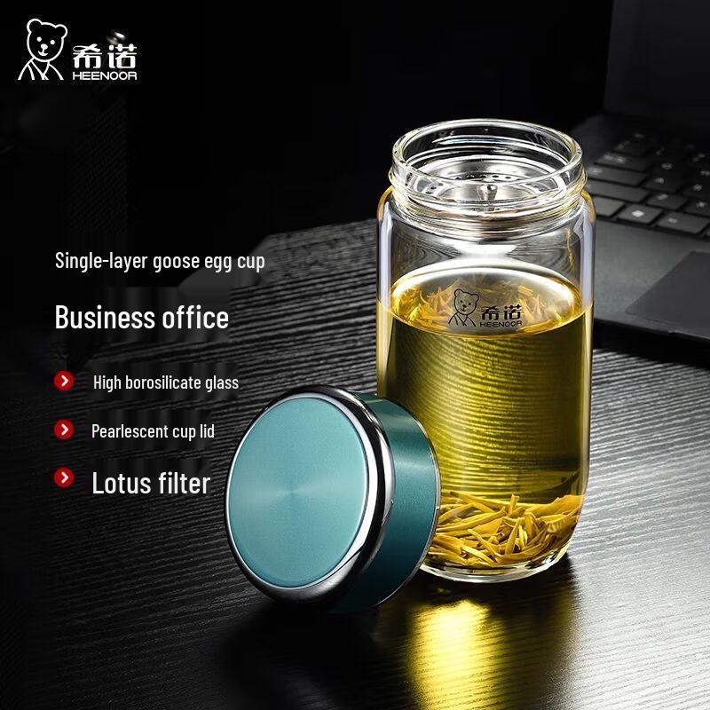 Heenoor Goose Egg Glass Mug