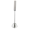 Cucina Acciaio Inossidabile Frusta Montapanna Semiautomatica Rotativa Manico Vaso Legno di Faggio Frullatore a Mano G041