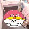 Line Friends Brown Sally Round Rug Cute Cartoon Pattern Circular Carpet Soft Anti-Slip Mat for Kids Room Playroom