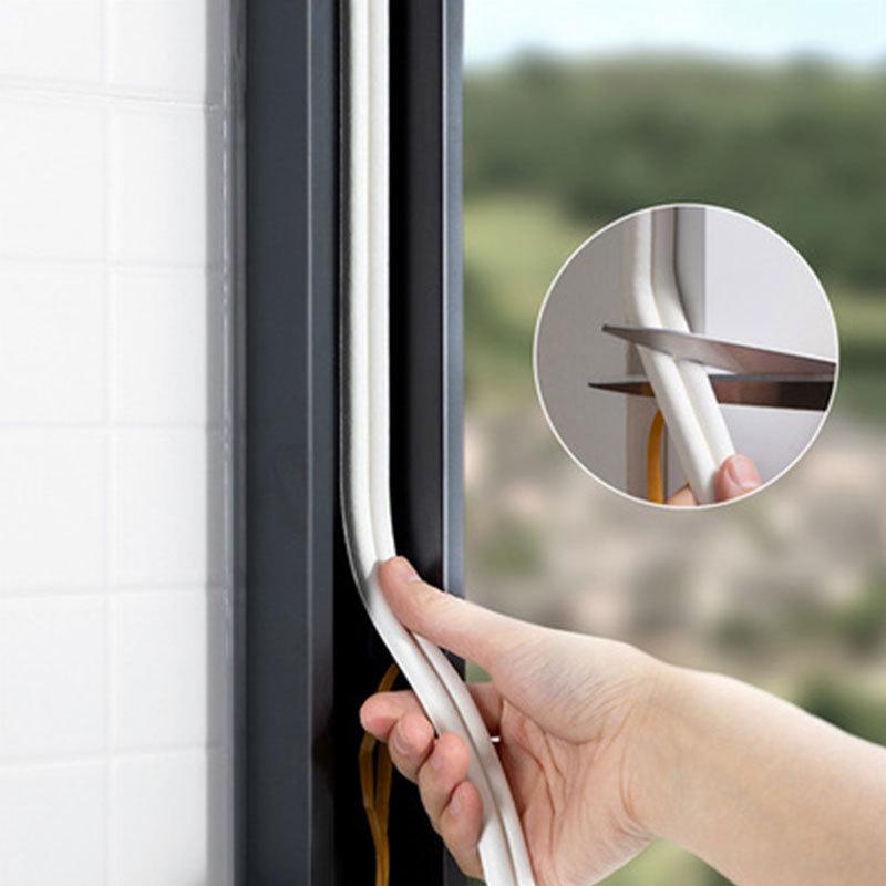 Door and Window Self-Adhesive Windproof Gap Seal Strip for Air Leakage Prevention