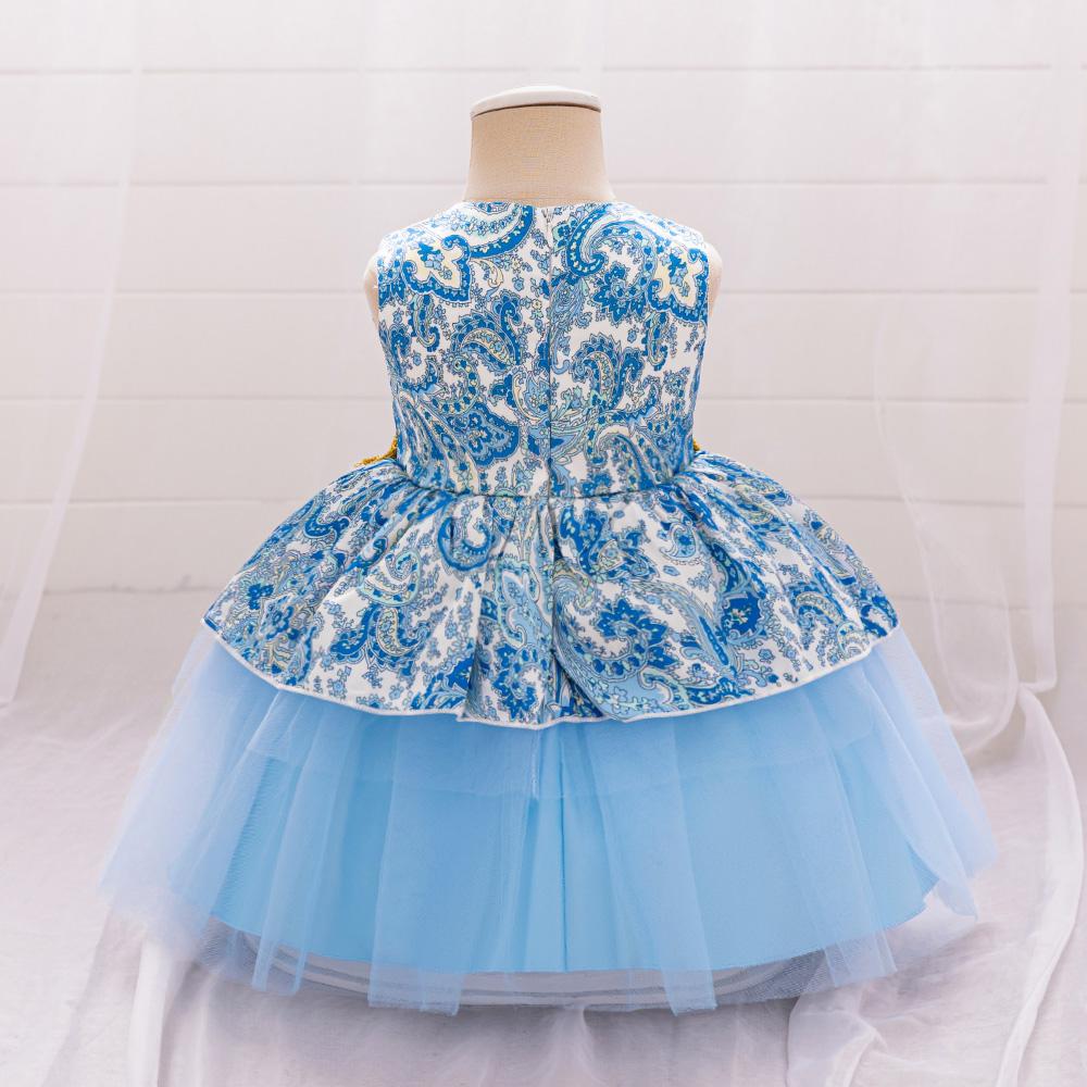 Toddler Flower 1st Birthday Baby Girls Dresses Lace Wedding Princess Party Dress For Baby Bridemaid Evning Costume Kids Clothing