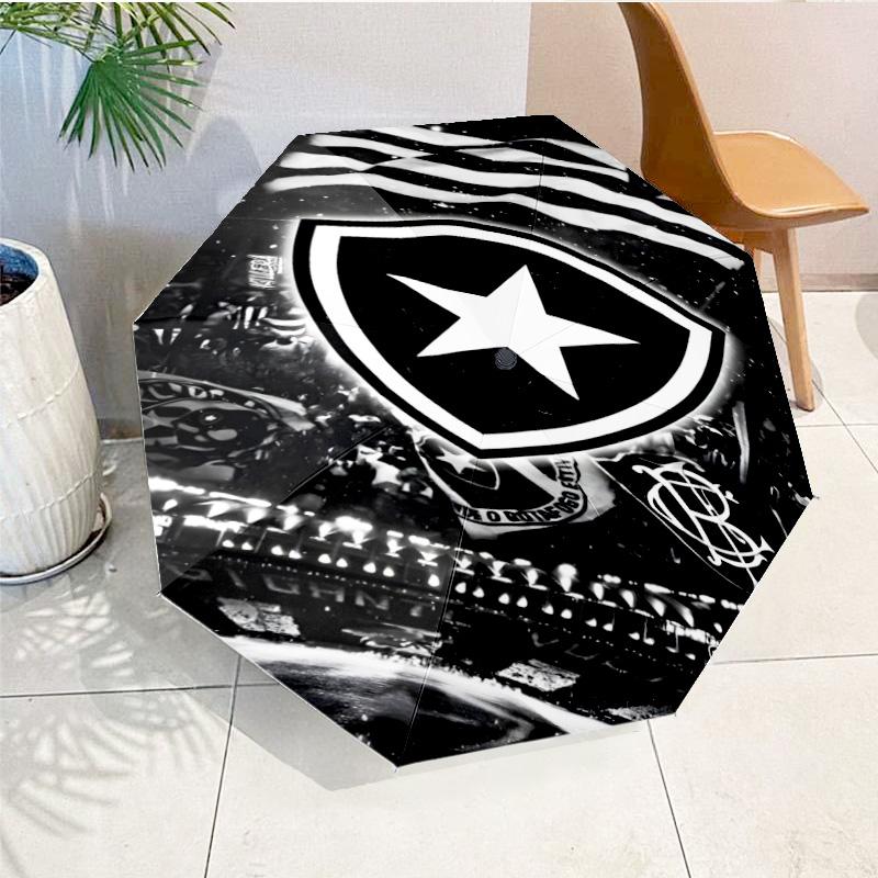 Botafogo Football Club Printed Automatic Umbrella, 8-Frame for Travel, camping, Casual Umbrella, Essential Gift for for family and friends