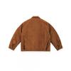 Unisex Winter Suede Fleece-Lined Cotton Puffer Jacket Oversized Fit Warm Casual Coat Men Women