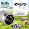 8L Electric Goats Milking Machine Rechargeable Electric Vacuum Pulsation Suction Pump Milker Machine for Sheep Farms
