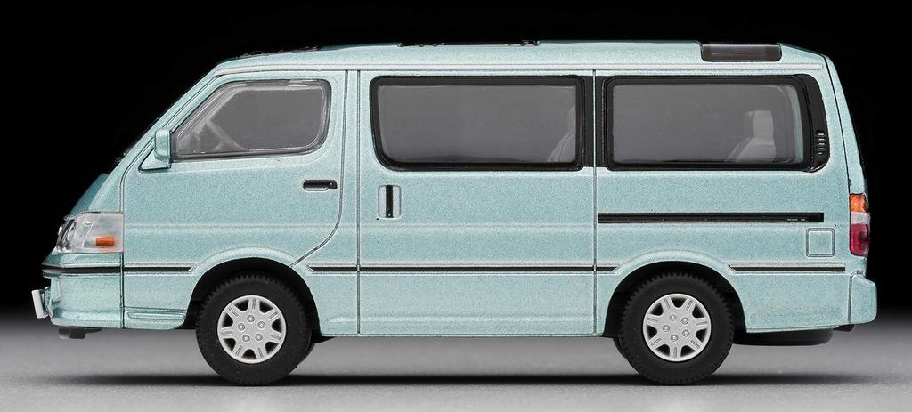 Tomytec Tomica Limited Vintage Neo Scale Toyota Hiace Wagon Super Custom G Light Finished 312475 1/64 LV-N216b (2002 Model), Green, Model,
