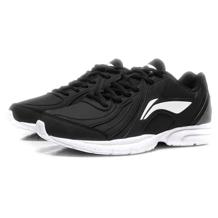 Li Ning Lightweight Breathable Low top Running Shoes Men's Standard Black ARBL037-9