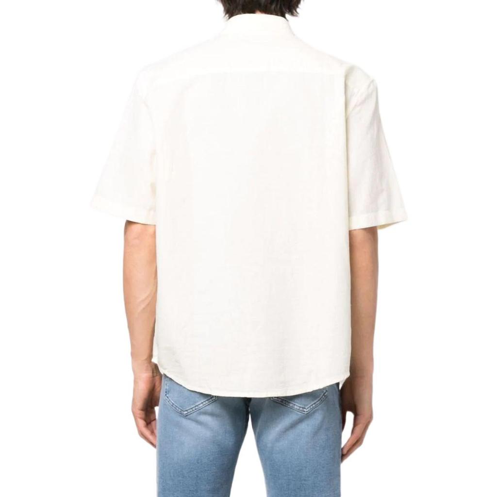 DIESEL Shirts Men's White Lapel Moderate Other A052060QEAI1AG