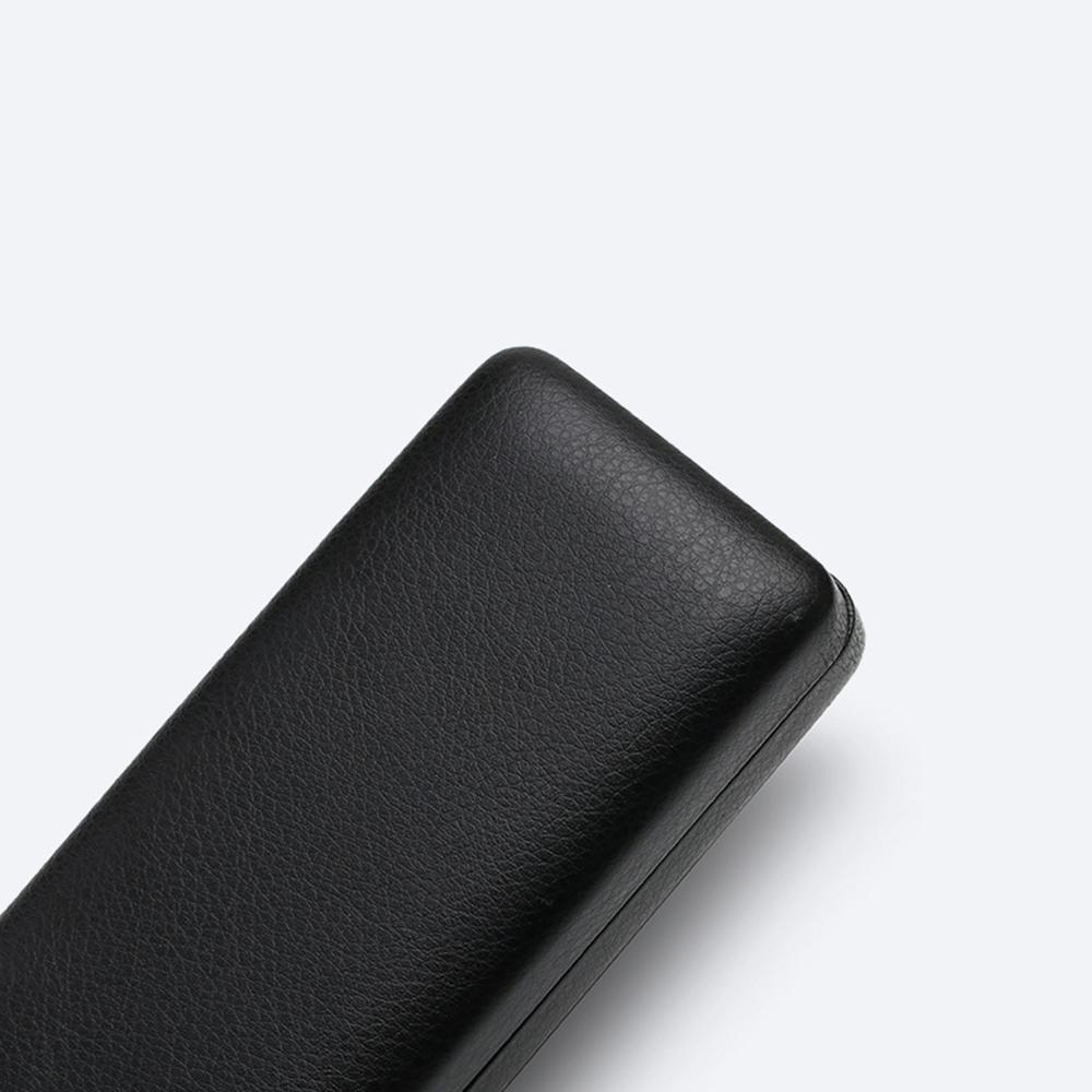 Fashion Simple Pu Leather Glasses Metal Square Portable Sunglasses Case Women Men Stress Resistant Eyewear Storage Box