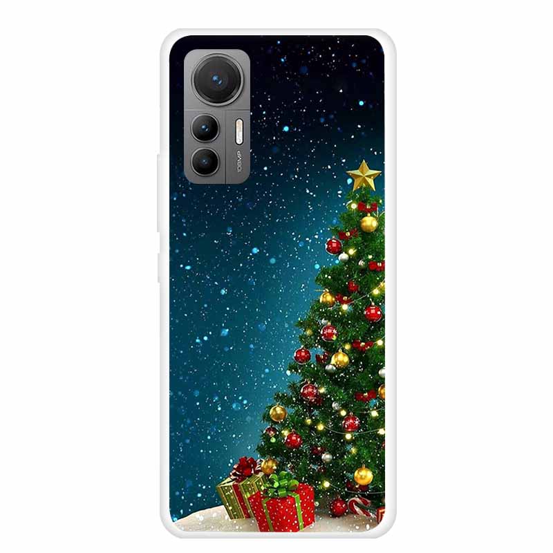 For Xiaomi Redmi K50 Ultra Case Christmas Soft Silicone Back Cover Phone Case for Redmi K50 Extreme Edition Clear Cartoon Funda