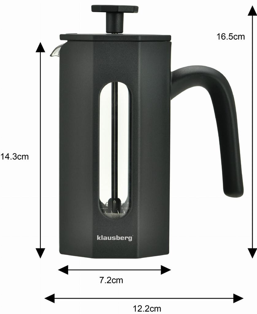 Zaparzacz do kawy/herbaty 0,35L French Press KLAUSBERG KB-7676