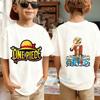 Boys Girls T Shirt Summer Kids Anime TShirt Zoro Nami Chopper Cute Clothes Cartoon Tees Birthday Gifts Tops