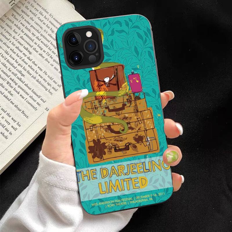 Wes Andersons Luggage Phone Case for iPhone 11 12 13 Mini Pro Max 8 7 6 6S Plus X 5 SE 2020 XR XS Funda Case