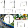 1:87 HO Scale Model Railway Scenery Sand Table Accessories Simulation Diorama Miniature