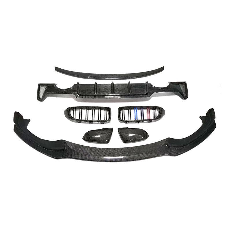 Lip spate dublu quad din fibră de carbon pentru BMW Seria 4 F32 F33 F36 M Sport