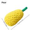 Handcrafted Pet Knot Toy for Dog and Cat Fruite Shape Dog Chew Toys Cotton Rope Toys for Indoor Dogs Cat Toys Dog Accessories