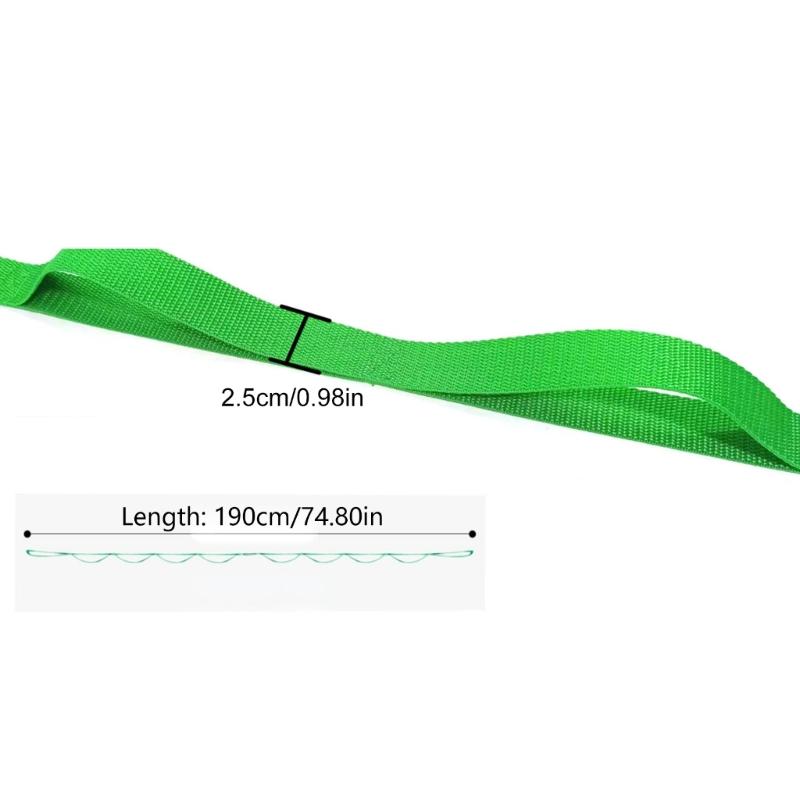 Not-Elastics Stretch Strap Stretch Strap Man Women Exercise 10 Loop Yoga Strap