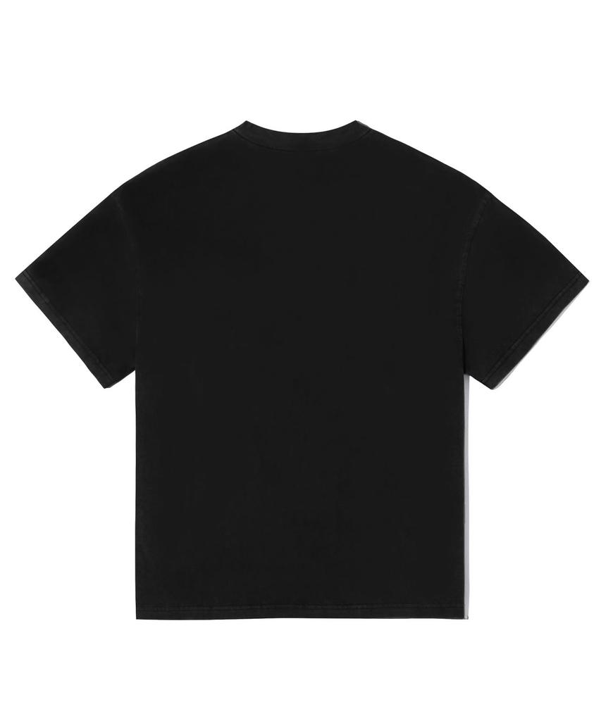 TRILLION Skateboard Pigment Graphic Short Sleeve T-Shirt (Black)