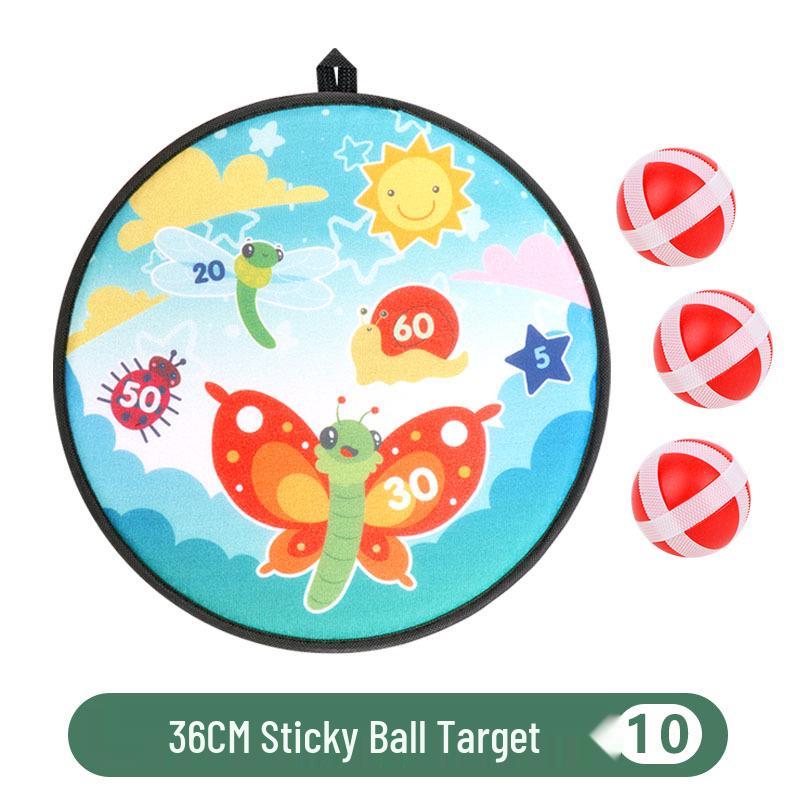 Children's Outdoor Sticky Ball Dartboard Game Set