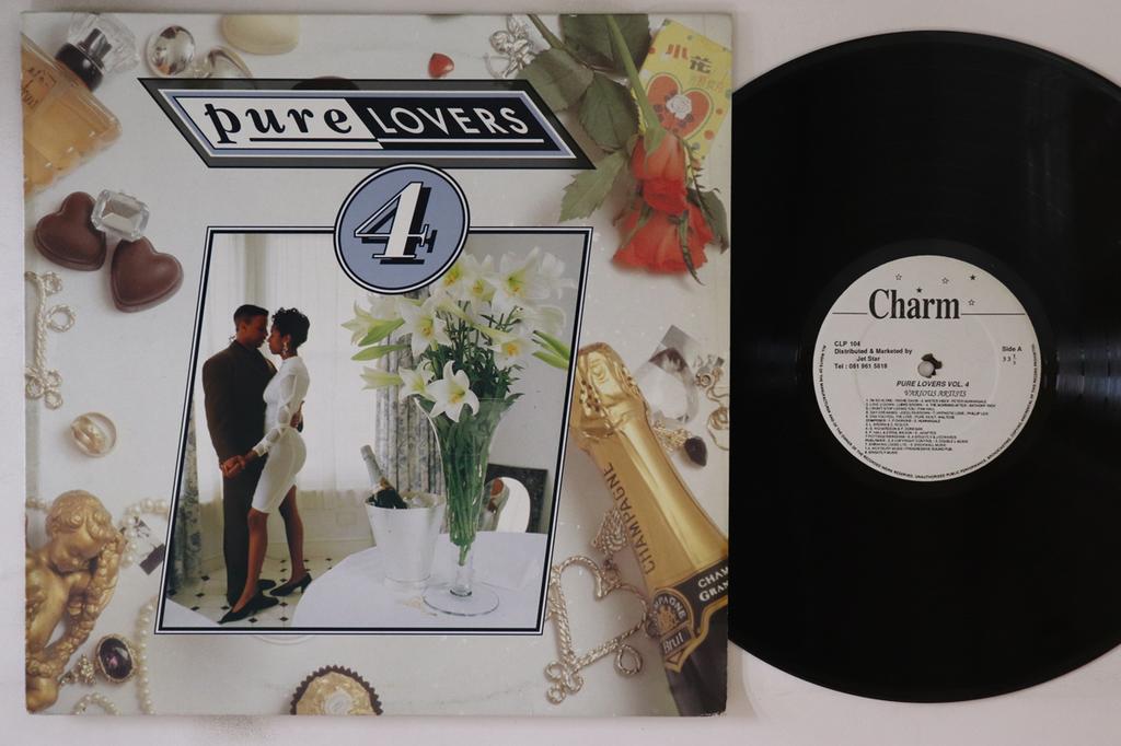 LP Record VARIOUS - Pure Lovers 4 CLP104 Charm 1991 UK Reggae, Ska & Dub Used