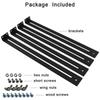 4pcs Drawer Repair Kit Furniture Repair Kit Mounting Brackets Bottom Support Tool Set with Screws Replacement Parts Heavy Duty