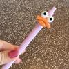 Large Mouth Ballpoint Pens Cartoon Gel Pen Cute Students Stationery Pen Fun