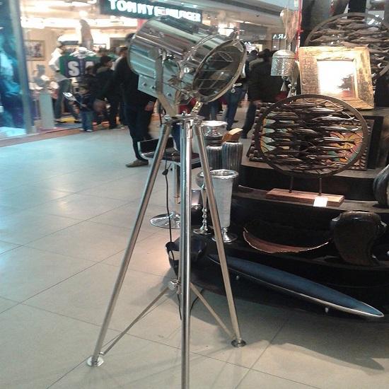 

Торшер Винтажный Индустриальный Дизайнерский Хромированный Морской СПОТ Свет Штатив Торшер Декор 177,8 см