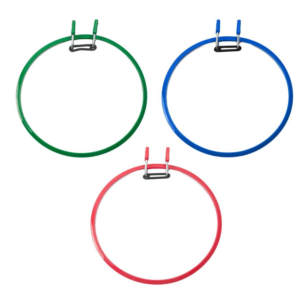 8.7'' Embroidery Hoop Spring Tension for Kids Needlecraft Household Tool