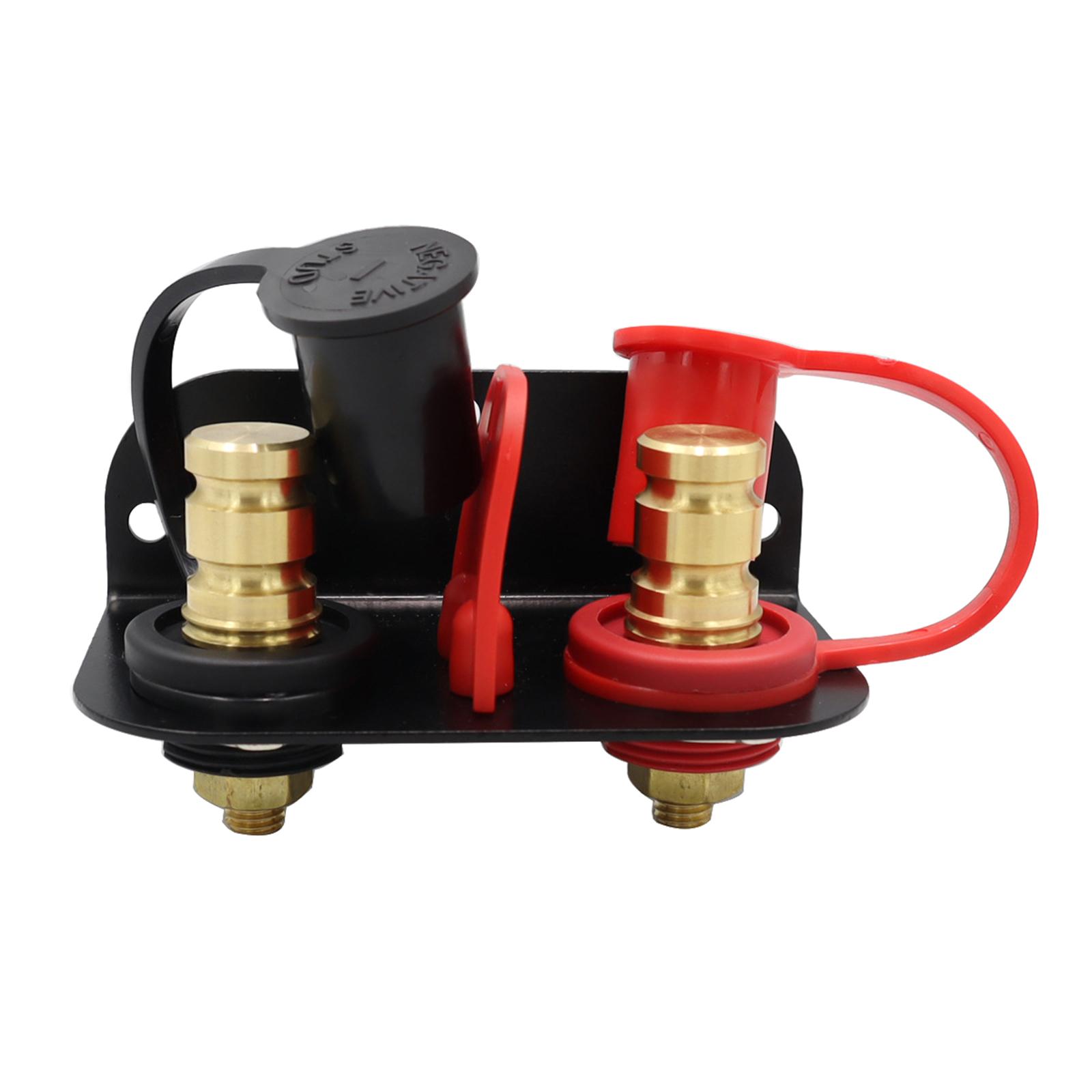 

Клемма зарядки аккумулятора (Упаковка из 2 шт.) Красный и Черный Пара