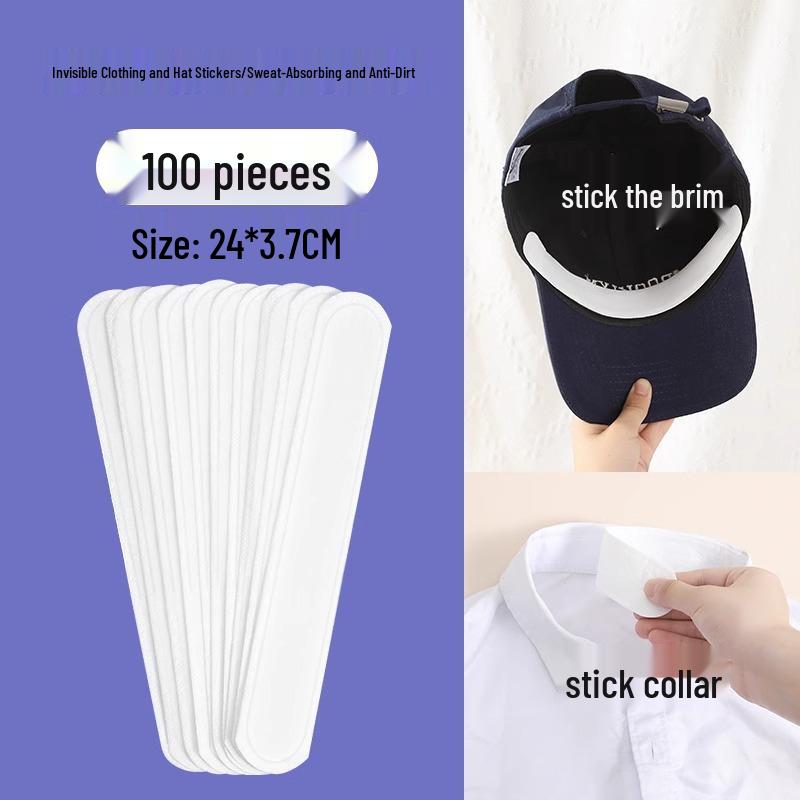 Odor-Resistant Sweat-Absorbing Collar & Cuff Pads – Gentle, Disposable, Summer Special