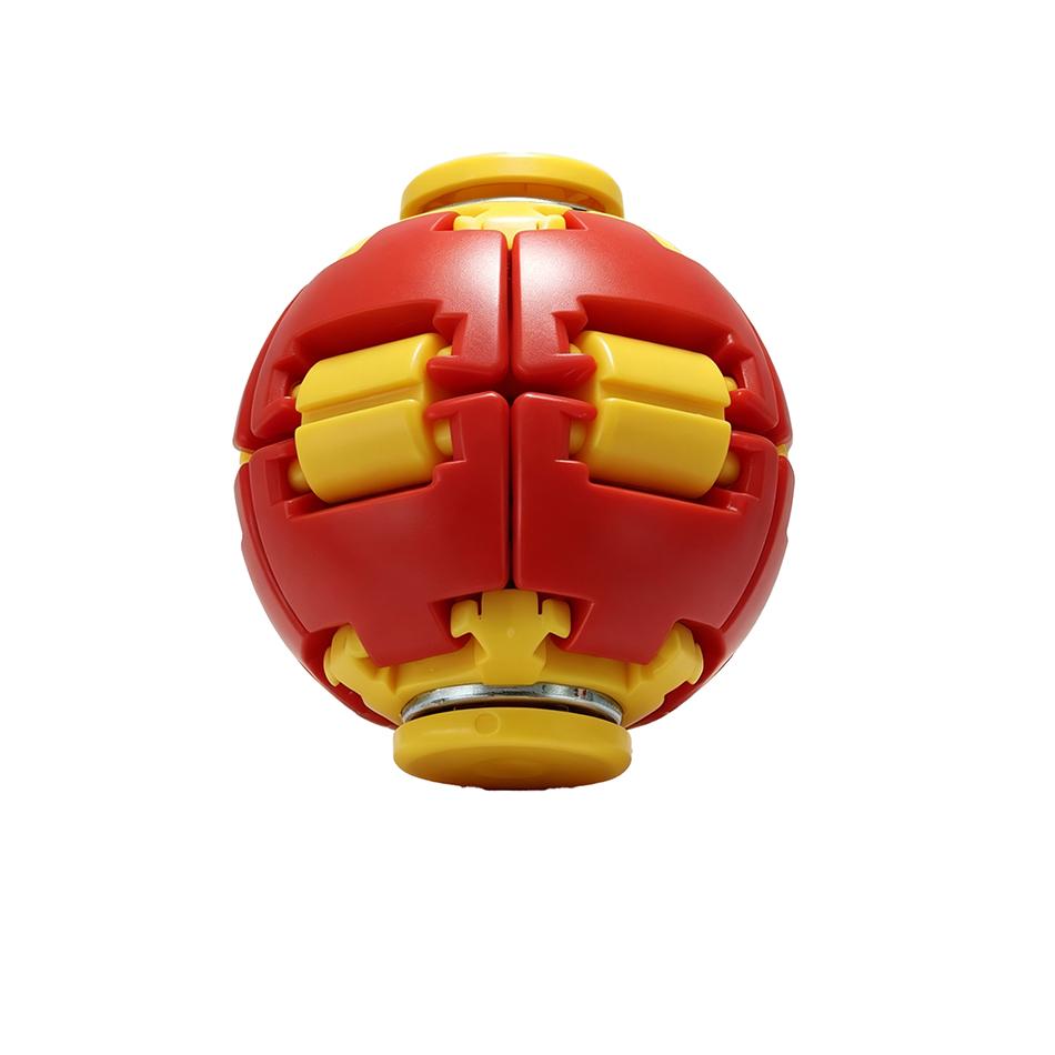 New Upgrade Press Spin Transform Fidget Ball 3D Printed Fingertip Gear Gyro Stress Relief Sensory Desktop Decor Novelty Ornament