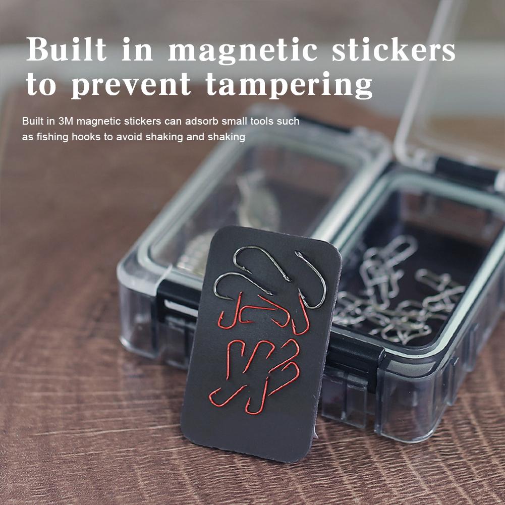 Expandable Fishing Tackle Box Fishing Tool Box with Magnetic Function Fishing Hardware Toolbox Luminous Fishing Accessories