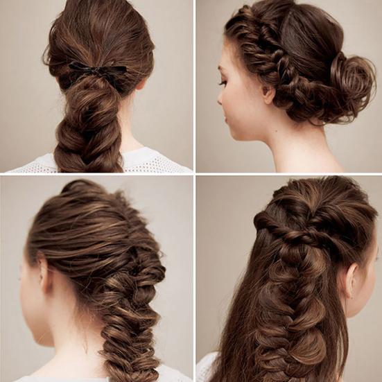 Hair Braider Slender Easy To Use Daily Makeup Hair Twisting Plastic Professional Tool for