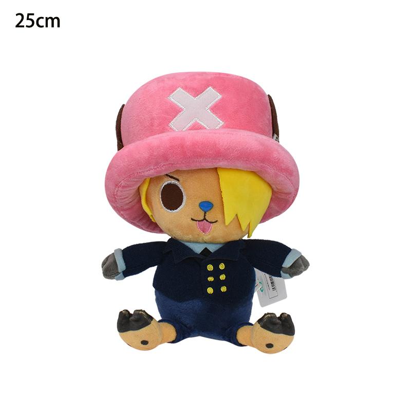 Original One Piece Plush Toys Luffy Chopper Plush Doll Anime Cute Cartoon Stuffed Peluche Birthday Gift