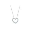 Swarovski Cupid two-tone heart-shaped crystal rhodium-plated metal necklace for women 5118810