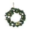 Christmas Wreath Green Garlands Front Door Wreath with Pinecone Decorative Wreath For Door Wall Porch Decoration