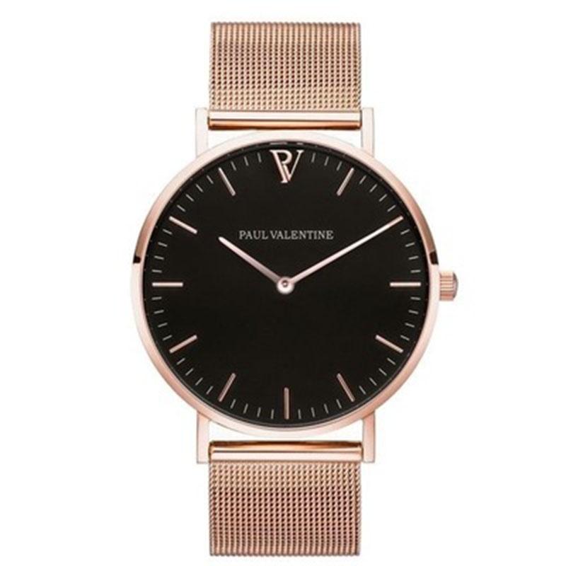 Elegant Women Fashion Gift Stainless Steel Band Analog Quartz Vintage Watch