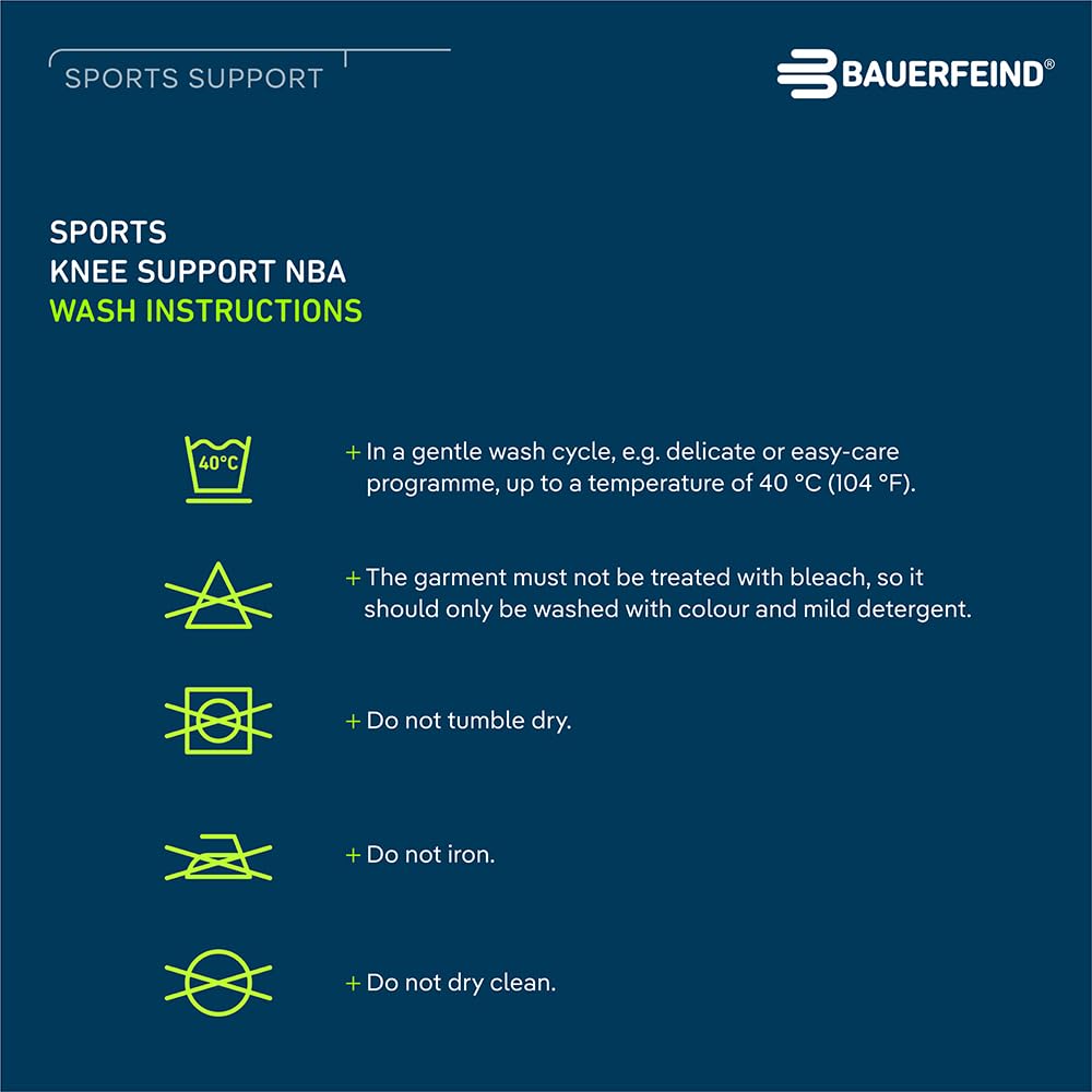 BAUERFEIND SPORTS COMRESSION KNEE SUPPORT NBA Compression Knee Support Knee Made in General Medical Compression Muscle Activation and Knee