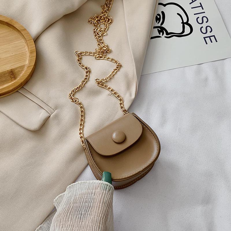 

Mini Korean Style Women s Crossbody Shoulder Bag with Chain - 2024 New хаки