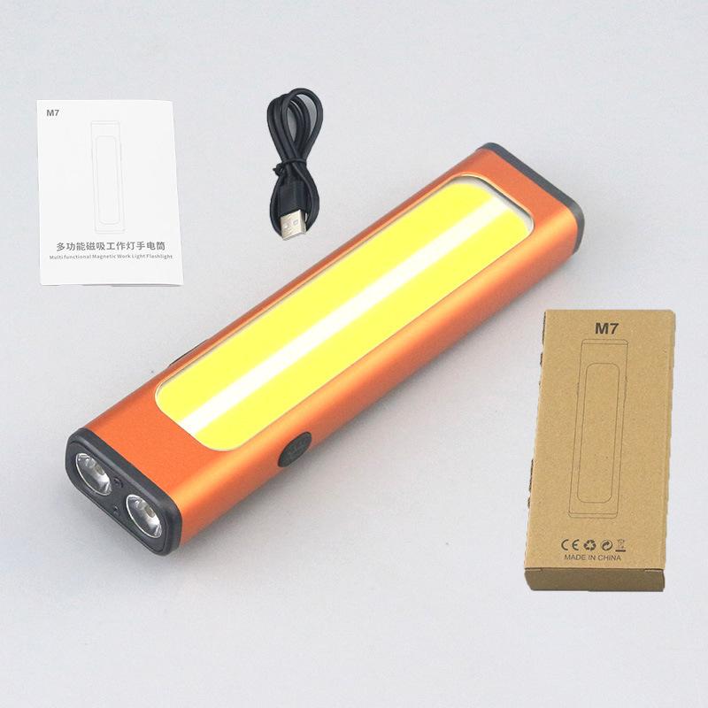 LED Keychain Flashlight USB-C Rechargeable Portable Mini Torch Light Pocket Lantern Flood Work Light