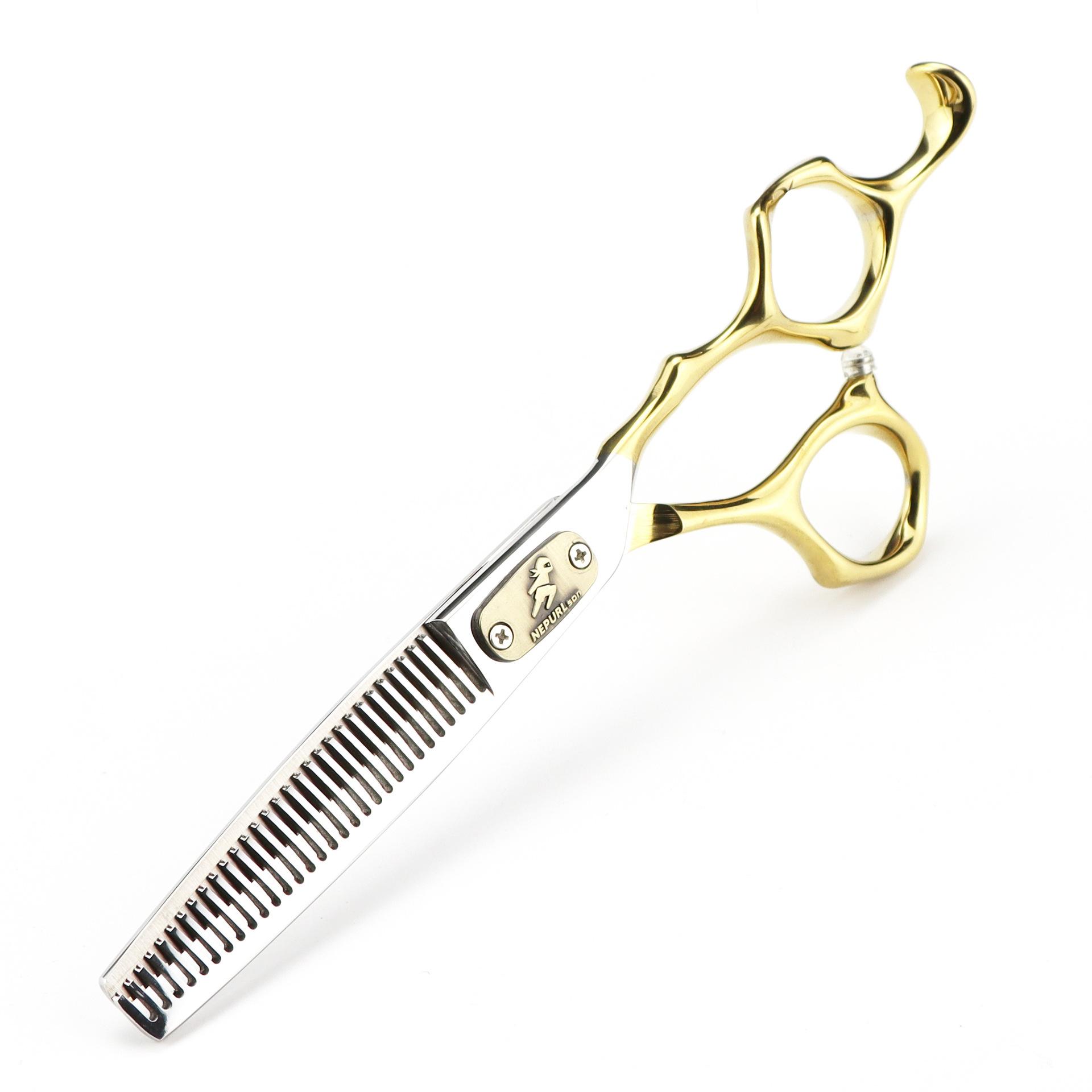 

Fcg-28 Semi-Gold Cover, Neptune Hair Scissors, Straight Scissors, Thin Scissors, Special Foreign Trade Explosion For Hair Salons fcg-28 gold 6.0inch dental scissors