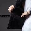 Trendy Men's Slim Fit Black Denim Jacket for Spring/Autumn - Youth Student Fashion