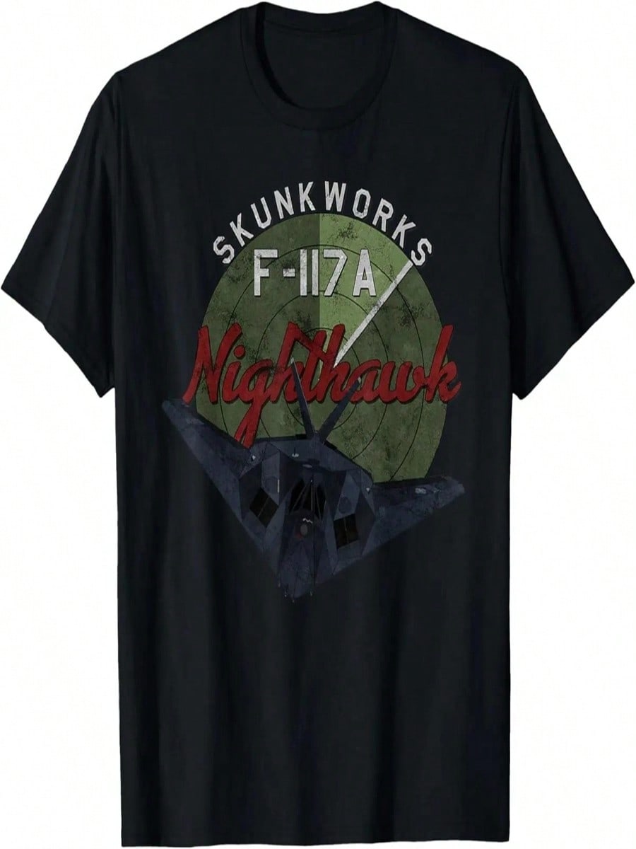 F-117 Nighthawk Stealth Airplane Vintage Distressed T-Shirt T-Shirt S разноцветный