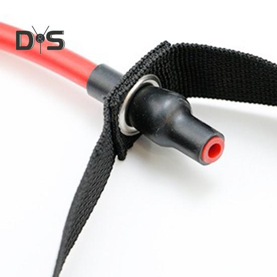 Fitness Resistance Band with Anti-slip Handle Portable Men Women Arm Shoulder Stretch Strength Training Leg Toning Exercise Elastic Strap Tension
