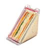 Driehoekige Bakkerijverpakking Kleine Sandwichdoos Driehoekige Sandwichcontainers Herbruikbare Sandwichzakken Bewaardoos Voor Schooltas